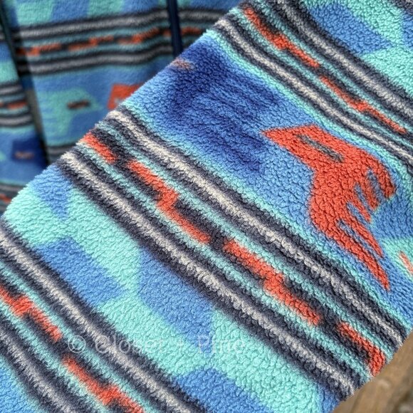 Patagonia Vintage Synchilla‎ Sweater Anatolia Bluesmoke Fleece Size Small - Picture 13 of 17